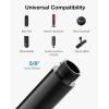 imageInnoGear Mic Stand Extension Tube 2 Pieces 58quot Thread Microphone Extension Pipe Mic Extender with 2 Pcs 38quot to 58quot Metal Adapter for Desk Mic Boom Arm Stand for Shure SM7B MV7 Blue Yeti QuadCast