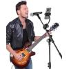 imageInnoGear Mic Stand Phone Holder Flexible Gooseneck Mount Clamp for Microphone Boom Arm Tube Pipes Music Accessories for iPhone 16 15 14 13 12 MAX Pro Samsung Galaxy All Smartphones