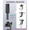 imageInnoGear Microphone Boom Arm Extension Tube Aluminum Alloy Mic Stand Extension Riser Desk Mount Mic Arm Extension Rod for Microphone Suspension Boom Scissor Arm Stand Holder