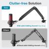 imageInnoGear Microphone Boom Arm Mic Stand Desk with Cable Management Microphone Arm Stand for HyperX QuadCast SoloCast Blue Yeti Snowball Fifine Shure SM7B