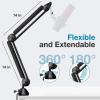 imageInnoGear Microphone Boom Arm Mic Stand Desk with Cable Management Microphone Arm Stand for HyperX QuadCast SoloCast Blue Yeti Snowball Fifine Shure SM7B