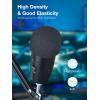 imageInnoGear Microphone Stand Adjustable Mic Stand Set for Blue Yeti Nano Suspension Boom Scissor Arm Stand with 58quot to 38quot Screw 58quot to 14 Screw Nano Mic Windscreen and Dual Layered Mic Pop Filter