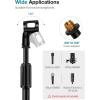 imageInnoGear Microphone Stand Boom Arm Mic Stand Floor Detachable Height Adjustable Heavy Duty with Mic Clip Holder Metal Base for Blue Yeti HyperX QuadCast Shure SM58 Samson Q2U Fifine K669B