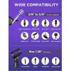 imageInnoGear Microphone Stand Mic Boom Arm for Blue Yeti HyperX QuadCast S SoloCast Snowball Fifine K669B and other Mic with Shock Mount Windscreen Pop Filter Mic Clip Holder Cable Ties MediumLarge