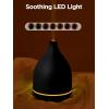imageInnoGear Oil Diffuser 150ML Ceramic Diffuser for Essential Oils Handcrafted Aromatherapy Diffuser Ultrasonic Cool Mist Humidifier with 2 Mist Modes Waterless Auto Off for Room Office WhiteBlack
