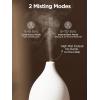 imageInnoGear Oil Diffuser 150ML Ceramic Diffuser for Essential Oils Handcrafted Aromatherapy Diffuser Ultrasonic Cool Mist Humidifier with 2 Mist Modes Waterless Auto Off for Room Office WhiteWhite