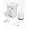 imageInnoGear Oil Diffuser 150ML Ceramic Diffuser for Essential Oils Handcrafted Aromatherapy Diffuser Ultrasonic Cool Mist Humidifier with 2 Mist Modes Waterless Auto Off for Room Office WhiteWhite