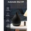 imageInnoGear Oil Diffuser 150ML Ceramic Diffuser for Essential Oils Handcrafted Aromatherapy Diffuser Ultrasonic Cool Mist Humidifier with 2 Mist Modes Waterless Auto Off for Room Office WhiteBlack