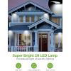imageInnoGear Solar Gutter Lights Outdoor Waterproof 29 LED Motion Sensor Lighting with 4 Modes Mounting Pole for Security Wall Fence Yard Barn Porch Garage Pack of 2