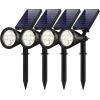 imageInnoGear Solar Lights Outdoor Waterproof Solar Garden Light for Outside Yard Landscape Lighting Pathway Spot Lights Spotlight Wall Light Auto OnOff Pack of 2 WhiteWhite