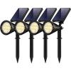 imageInnoGear Solar Lights Outdoor Waterproof Solar Garden Light for Outside Yard Landscape Lighting Pathway Spot Lights Spotlight Wall Light Auto OnOff Pack of 6 Warm WhiteWarm White