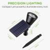 imageInnoGear Solar Lights Outdoor Waterproof Solar Garden Light for Outside Yard Landscape Lighting Pathway Spot Lights Spotlight Wall Light Auto OnOff Pack of 2 WhiteWarm White