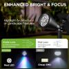 imageInnoGear Solar Lights Outdoor Waterproof Solar Garden Light for Outside Yard Landscape Lighting Pathway Spot Lights Spotlight Wall Light Auto OnOff Pack of 2 WhiteMulticolor