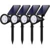 imageInnoGear Solar Lights Outdoor Waterproof Solar Garden Light for Outside Yard Landscape Lighting Pathway Spot Lights Spotlight Wall Light Auto OnOff Pack of 2 WhiteCool White