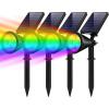 imageInnoGear Solar Lights Outdoor Waterproof Solar Garden Light for Outside Yard Landscape Lighting Pathway Spot Lights Spotlight Wall Light Auto OnOff Pack of 2 WhiteMulticolor