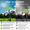 imageInnoGear Solar Lights Outdoor Waterproof Solar Garden Light for Outside Yard Landscape Lighting Pathway Spot Lights Spotlight Wall Light Auto OnOff Pack of 2 WhiteRed  Green Light