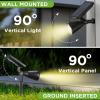 imageInnoGear Solar Lights Outdoor Waterproof Solar Garden Light for Outside Yard Landscape Lighting Pathway Spot Lights Spotlight Wall Light Auto OnOff Pack of 2 WhiteWarm White