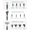 imageInnoGear Studio Mic Stand Max Load 264 lb Microphone Arm Desk Mount Desktop Microphone Stand for Fifine AM8 K669B Blue Yeti HyperX QuadCast SoloCast AT2020 Webcams CamerasBlack