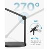 imageInnoGear Studio Mic Stand Max Load 264 lb Microphone Arm Desk Mount Desktop Microphone Stand for Fifine AM8 K669B Blue Yeti HyperX QuadCast SoloCast AT2020 Webcams CamerasBlack