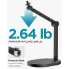imageInnoGear Studio Mic Stand Max Load 264 lb Microphone Arm Desk Mount Desktop Microphone Stand for Fifine AM8 K669B Blue Yeti HyperX QuadCast SoloCast AT2020 Webcams CamerasBlack