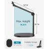 imageInnoGear Studio Mic Stand Max Load 264 lb Microphone Arm Desk Mount Desktop Microphone Stand for Fifine AM8 K669B Blue Yeti HyperX QuadCast SoloCast AT2020 Webcams CamerasBlack