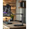 imageInnoGear Studio Mic Stand Max Load 264 lb Microphone Arm Desk Mount Desktop Microphone Stand for Fifine AM8 K669B Blue Yeti HyperX QuadCast SoloCast AT2020 Webcams CamerasBlack