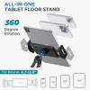 imageInnoGear Tablet Floor Stand Overhead Bed Phone Stand Adjustable Holder Universal Floor Stand Compatible with iPhone iPad Pro Air Mini Samsung Tab Kindle EReaders MediumMedium