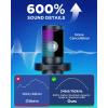 imageInnoGear USB Gaming Microphone Set Noise Cancellation Condenser Mic with Boom Arm RGB Mute Headphones Jack for Streaming Podcasting Recording Vocal PC Computer YouTube Discord PS4 PS5 BlackBlack