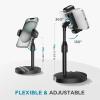 imageInnoGear Webcam Mount for Desk Table Telescopic Webcam Stand with Phone Holder for Camera Webcam C922 C930e C920S C920 C615 C960 C920x BRIO 4K NexiGo N60 Right Light GoPro with 14quot Thread