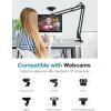 imageInnoGear Webcam Stand Boom Arm Mount Stand for Logitech Webcam BRIO 4K C920 C920S C922 C922x C925e C930 NexiGo N60 14quot38quot and 38quot58quot Screw for Blue Yeti Snowball Yeti Nano and Other Mics