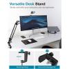 imageInnoGear Webcam Stand Boom Arm Mount Stand for Logitech Webcam BRIO 4K C920 C920S C922 C922x C925e C930 NexiGo N60 14quot38quot and 38quot58quot Screw for Blue Yeti Snowball Yeti Nano and Other Mics