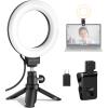 imageInnoGear 5quot 60 LED Selfie Ring Light for Video Conference Lighting OnCamera Video Lights Desktop Clip on Webcam Light Kit with Desk Tripod for Monitor Laptop Computer Zoom Call Live Streaming