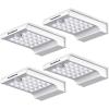 imageInnoGear Gutter Lights 24 LEDs Outdoor Solar Lighting Wall Mount Motion Sensor for Security IP65 Waterproof for Yard Porch Patio Pack of 4