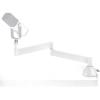 imageInnoGear Low Profile Mic Arm 360 Rotatable Microphone Arm Stand Foldable Desk Mic Boom Arm for Fifine AM8 K669B Blue Yeti HyperX QuadCast SoloCast AT2020 and Other MicsWhite