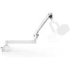imageInnoGear Low Profile Mic Arm 360 Rotatable Microphone Boom Arm Mic Stand for Fifine AM8 K669B Blue Yeti HyperX QuadCast SoloCast AT2020 with Mic Clip 38quot to 58quot 38quot to 14quot Adapter BlackWhite