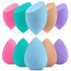 imageInnoGear Makeup Sponge 10 Pcs Makeup Sponges Blender Set Beauty Cosmetic Foundation Blending Applicator Puff Flawless for Liquid Cream Powder Multi coloredBlue