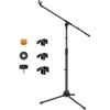 imageInnoGear Microphone Stand Boom Arm Mic Stand Floor Detachable Height Adjustable Heavy Duty with Mic Clip Holder Metal Base for Blue Yeti HyperX QuadCast Shure SM58 Samson Q2U Fifine K669B