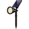 imageInnoGear Solar Lights Outdoor Waterproof Solar Garden Light for Outside Yard Landscape Lighting Pathway Spot Lights Spotlight Wall Light Auto OnOff Pack of 2 WhiteWarm White