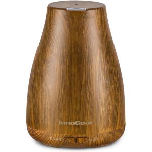 imageInnoGear Essential Oil Diffuser Premium 5in1 Diffusers for Home Scent Aromatherapy Diffuser Air Desk Humidifier for Bedroom Large Room Office 7 Color LED 2 Mist Mode Waterless Auto Off Basic WhiteBronze