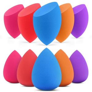 imageInnoGear Makeup Sponge 10 Pcs Makeup Sponges Blender Set Beauty Cosmetic Foundation Blending Applicator Puff Flawless for Liquid Cream Powder Multi coloredMulticolor 2
