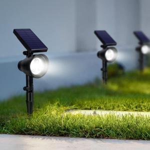 imageInnoGear Solar Lights for Outside Outdoor Landscape Spotlight Waterproof Security Lighting Adjustable Auto OnOff for Patio Deck Yard Garden Pool Driveway Pack of 44