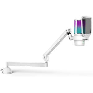 imageInnoGear USB Gaming Microphone Set Noise Cancellation Condenser Mic with Boom Arm RGB Mute Headphones Jack for Streaming Podcasting Recording Vocal PC Computer YouTube Discord PS4 PS5 BlackWhite