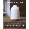 imageInnoGear 150ml Ceramic Essential Oil Diffuser Handcrafted Stone Aromatherapy Scent Diffuser Ultrasonic Aroma Diffusers Humidifier Vaporizer with 2 Mist Modes Waterless Auto Off for Home Room Office