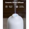 imageInnoGear 150ml Ceramic Essential Oil Diffuser Handcrafted Stone Aromatherapy Scent Diffuser Ultrasonic Aroma Diffusers Humidifier Vaporizer with 2 Mist Modes Waterless Auto Off for Home Room Office