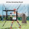 imageInnoGear Fence Mount for Phone Flexible Cell Phone Fence Mount with Shade Live Sports Streaming Kit with Swivel Head for Mevo Start Phones GoPro and Other Action Cameras Baseball Games Tennis
