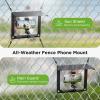 imageInnoGear Fence Mount for Phone Flexible Cell Phone Fence Mount with Shade Live Sports Streaming Kit with Swivel Head for Mevo Start Phones GoPro and Other Action Cameras Baseball Games Tennis