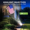 image:imageInnoGear Solar Spot Lights Outdoor Solar Lights Solar Spotlights Flag Pole Light Waterproof Landscape Lighting Outside for Flag Uplighting Backyard Patio Pathway Statue Palm Tree Sign WhiteCool White