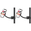 image:imageInnoGear Mic Stand Phone Holder Flexible Gooseneck Mount Clamp for Microphone Boom Arm Tube Pipes Music Accessories for iPhone 16 15 14 13 12 MAX Pro Samsung Galaxy All Smartphones Pack of 2Compact Pack of 2