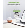 image:imageInnoGear 150ml Essential Oil Diffuser 2 Pack 5in1 Diffusers for Home Scent 8 LED Color Aromatherapy Diffuser Air Desk Mini Humidifier Small Vaporizer Aroma Diffuser for Laptop Office MediumYellow