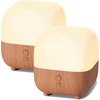 image:imageInnoGear 150ml Essential Oil Diffuser 2 Pack 5in1 Diffusers for Home Scent 8 LED Color Aromatherapy Diffuser Air Desk Mini Humidifier Small Vaporizer Aroma Diffuser for Laptop Office MediumYellow